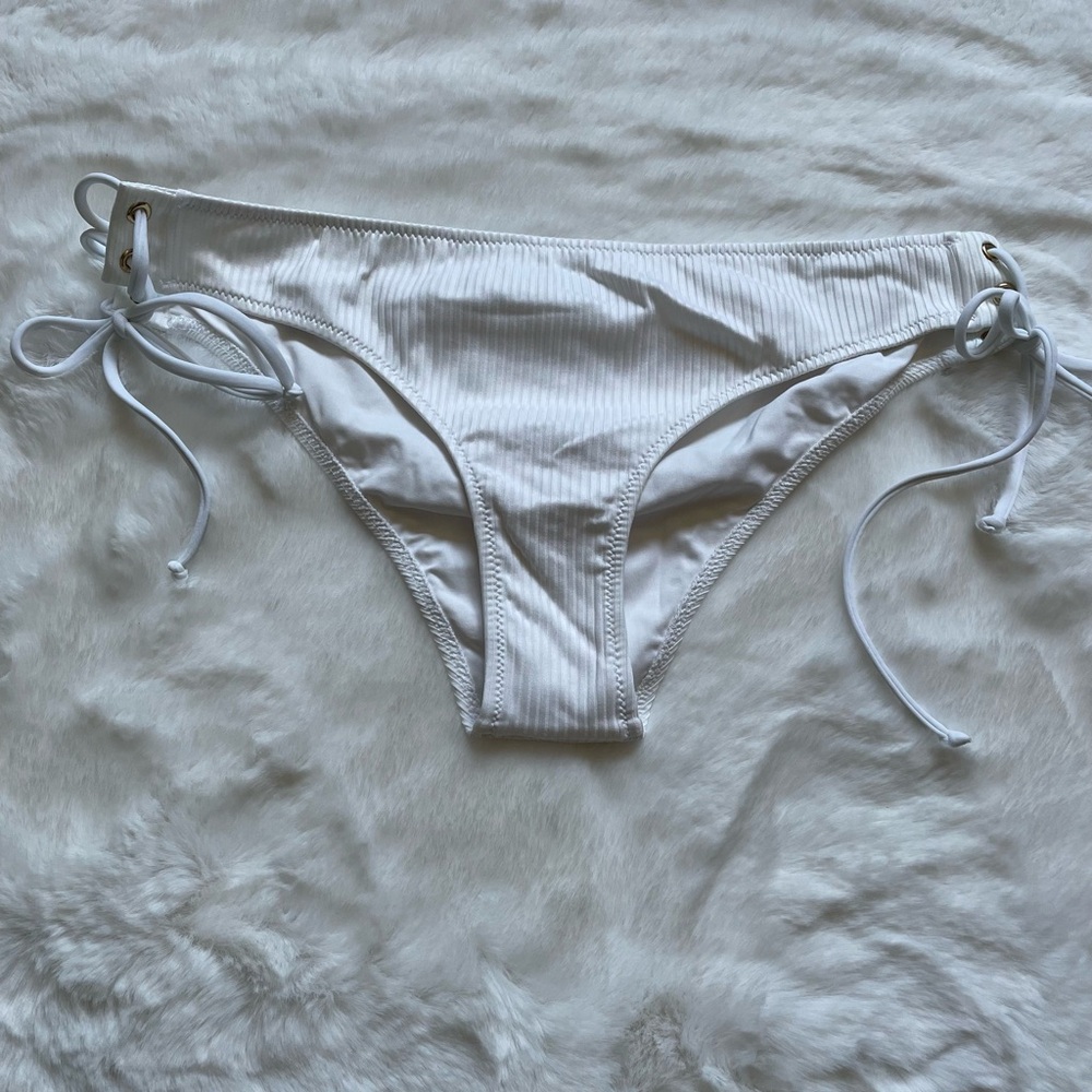PINK Victoria's Secret White Bikini Bottoms